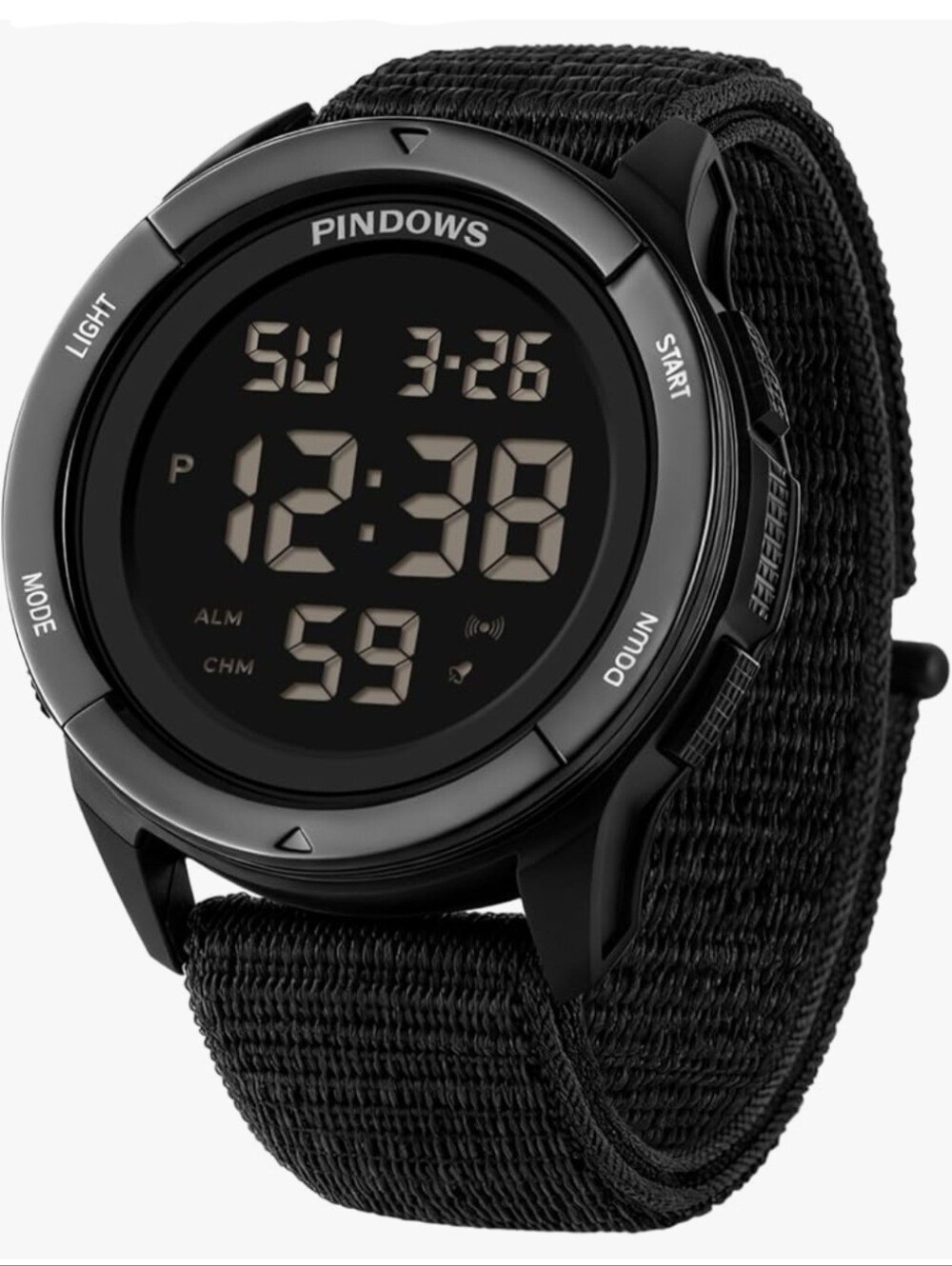 NIB Pindows Men's Digital Sports Watch